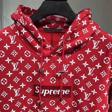 louis vuitton supreme hoodie fake vs real